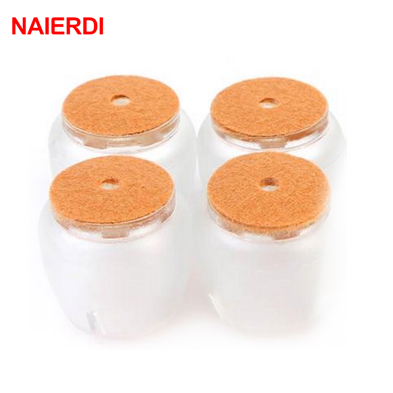 Furniture Hardware Covers - NAIERDI 8pcs Silicone Wood Floor Protector