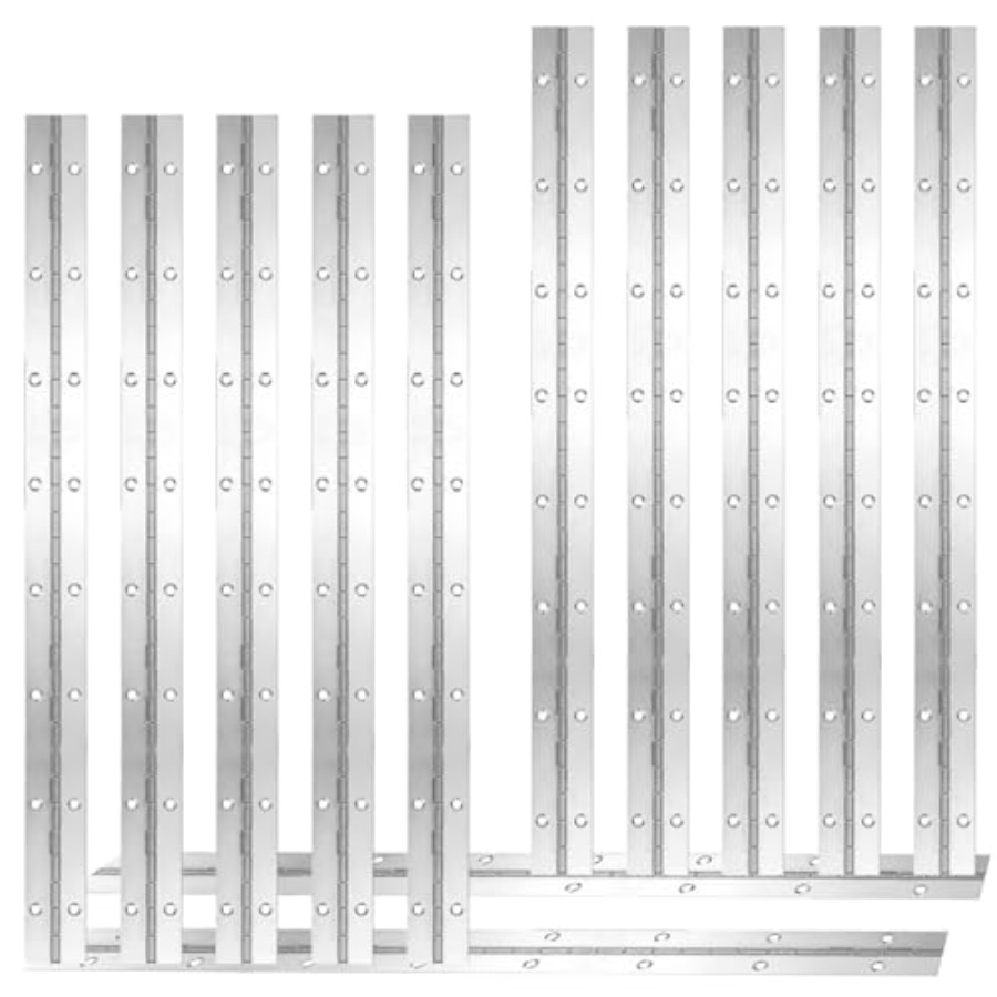 Piano Hinge Continuous - 12 PCS 16 Inch Continuous and