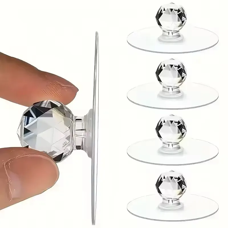 Furniture Hardware Design - 20pcs Transparent Crystal Door Knobs Cabinet