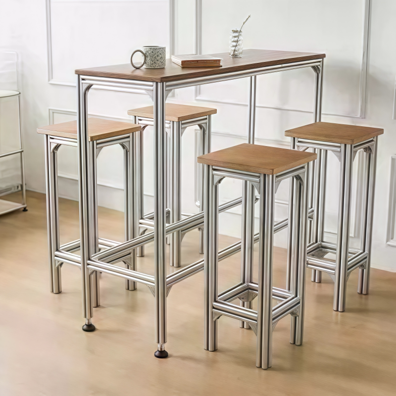 solid wood high bar table and  – обзор и цена Furniture And Hardware Shop