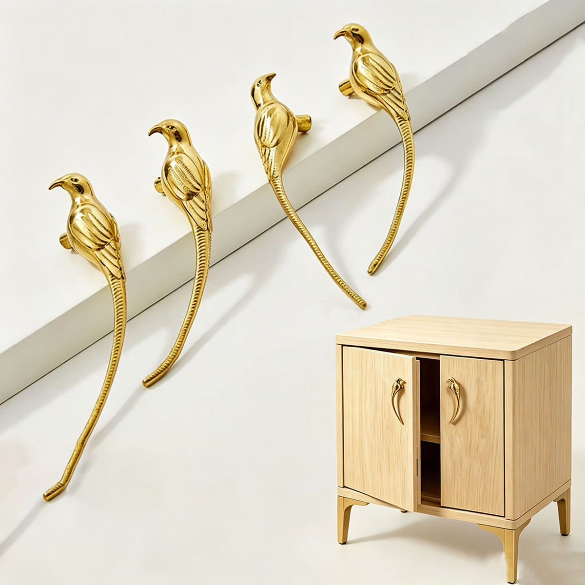 Golden Bird Drawer Pulls - Uni – обзор и цена Unique Furniture Hardware
