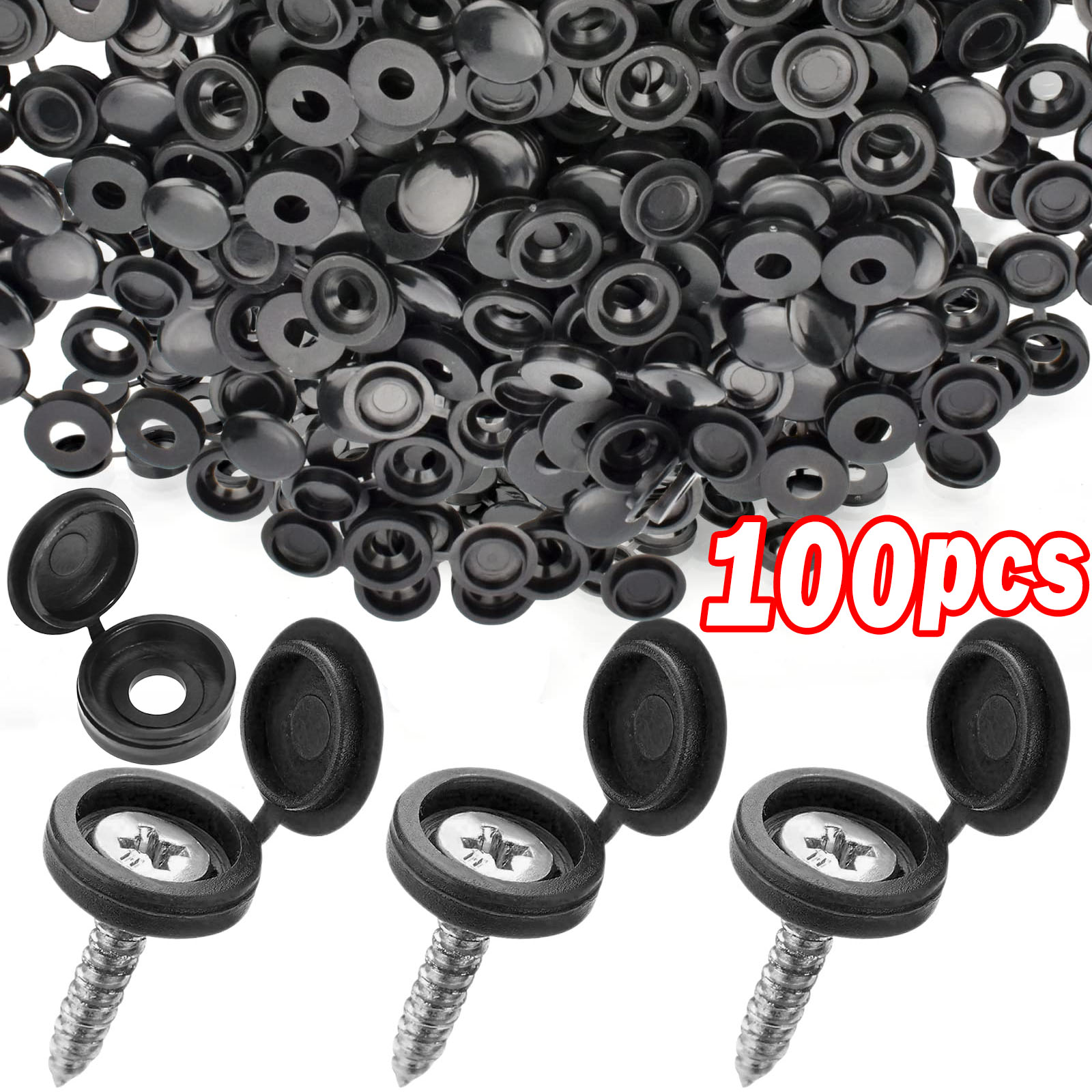 5/100PCS Hinged Plastic Screw  – обзор и цена Furniture Hardware Covers