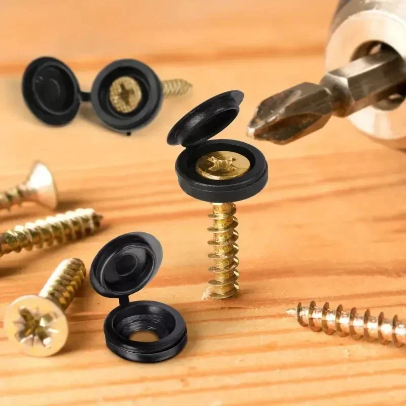 5/100PCS Hinged Plastic Screw  – обзор и цена Furniture Hardware Covers
