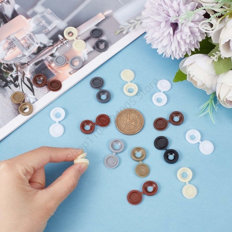 100Pcs Plastic Foldable Self T – обзор и цена Furniture Hardware Covers