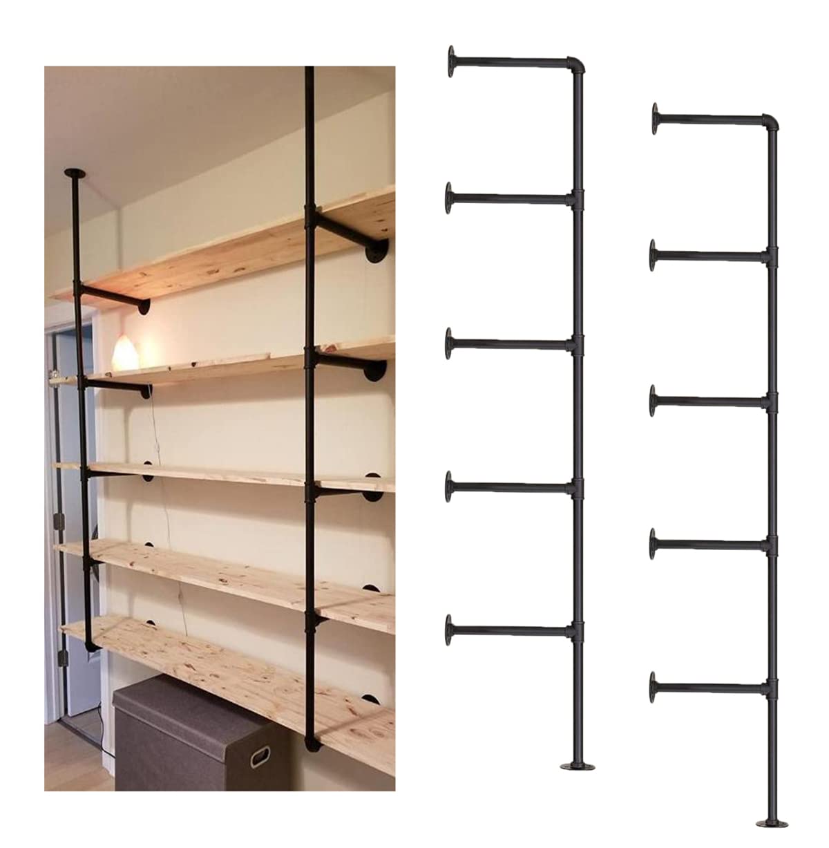 Industrial Iron Pipe Shelf Bra – обзор и цена Furniture Hardware In China