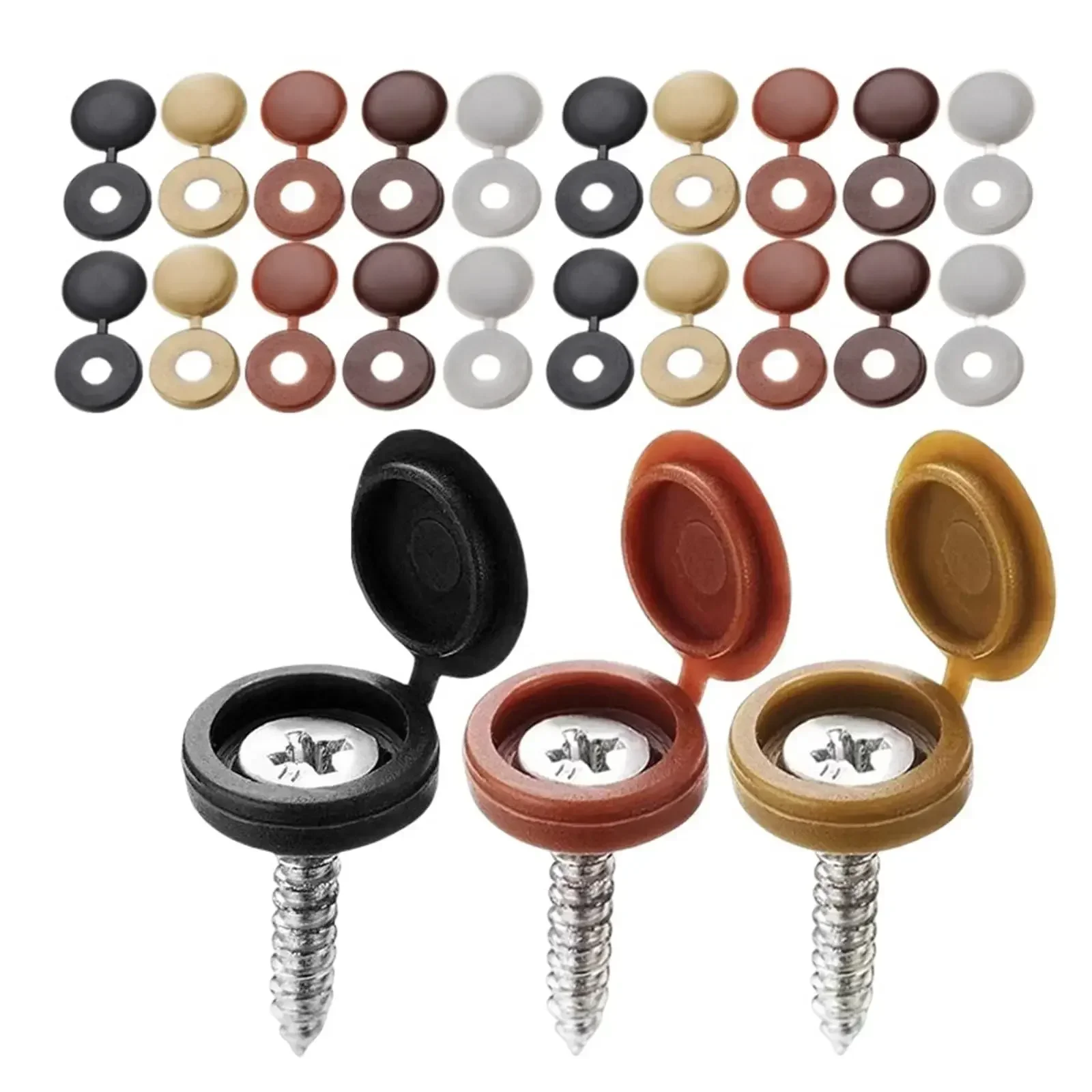 Hinged Plastic Screw Cap Cover – обзор и цена Furniture Hardware Covers