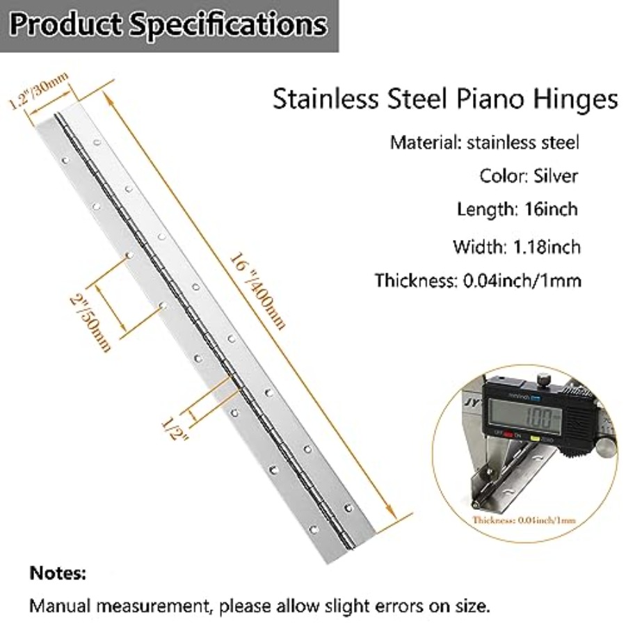 12 PCS 16 Inch Continuous and  – обзор и цена Piano Hinge Continuous