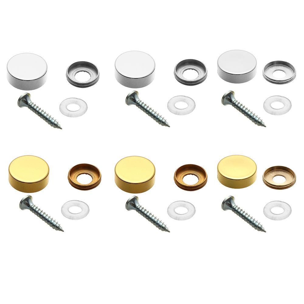 4 Sets Mirror Fasteners Screws – обзор и цена Furniture Hardware Covers