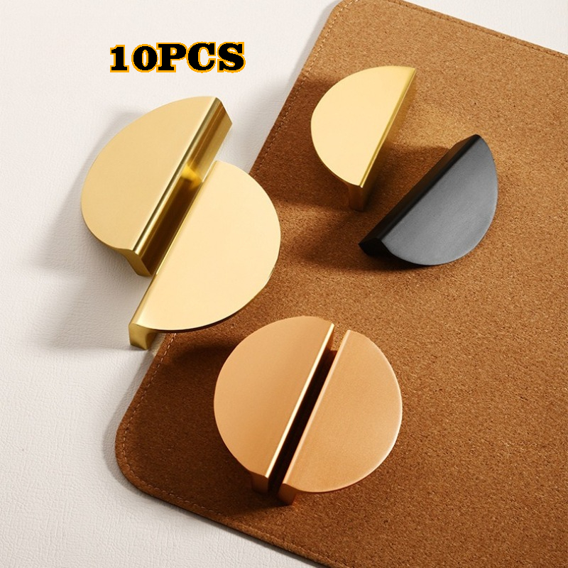 10 PCS Simple Semicircle Black – обзор и цена Furniture Hardware Wholesale