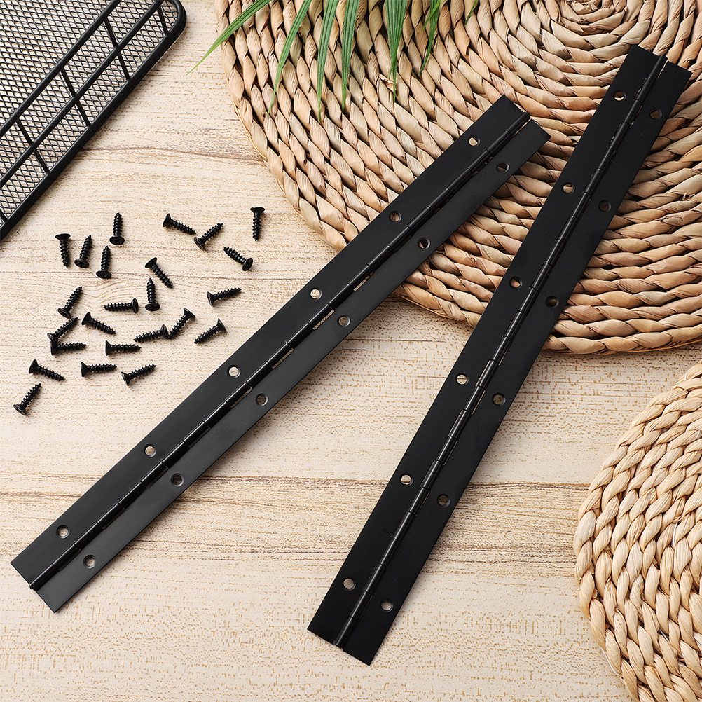 6Pcs 12-Inch Black Electrophor – обзор и цена Piano Hinge Continuous