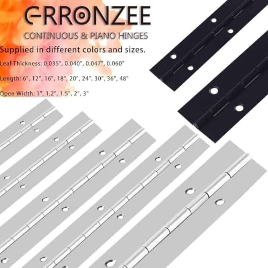 2 Pack Black Piano Hinge x 2 O – обзор и цена Piano Hinge Continuous