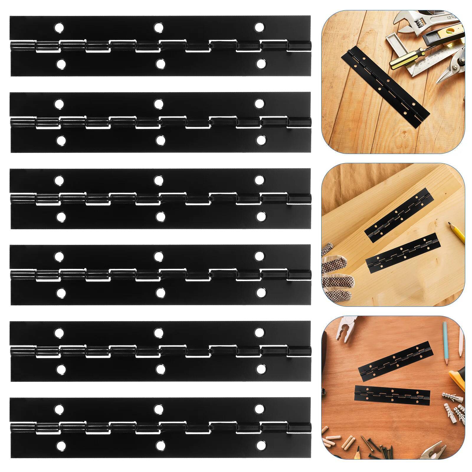 6 Pcs Heavy Duty Continuous St – обзор и цена Piano Hinge Continuous