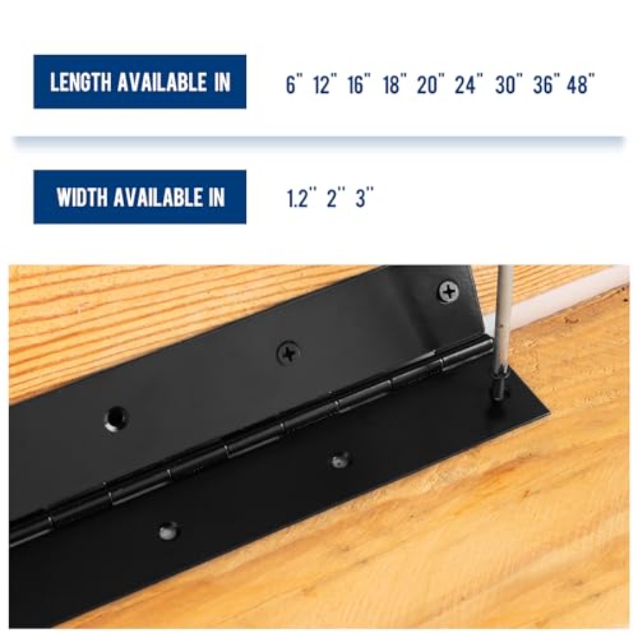 Black Piano Hinge x 3 Heavy Du – обзор и цена Piano Hinge Continuous