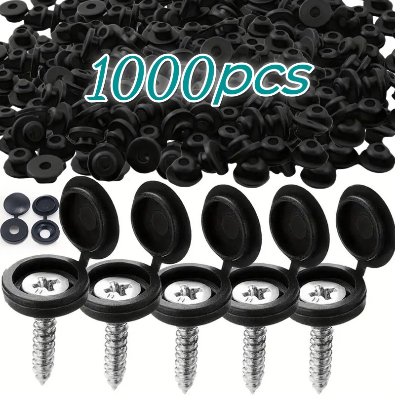 1000pcs Hinged Plastic Screw C – обзор и цена Furniture Hardware Covers