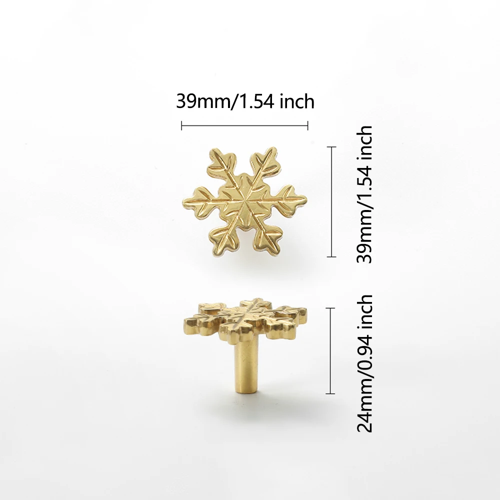 Snowflake Brass Cabinet Door K – обзор и цена Unique Furniture Hardware