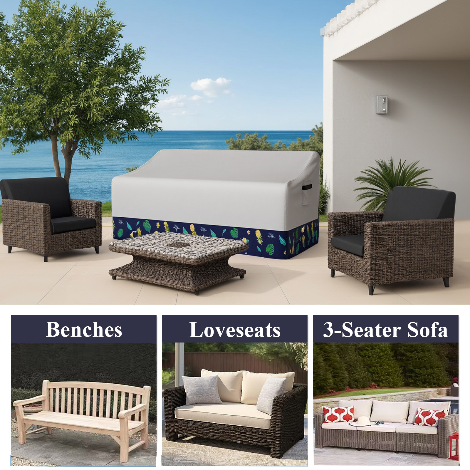 Outdoor Sofa Cover Waterproof  – обзор и цена Furniture Hardware Design